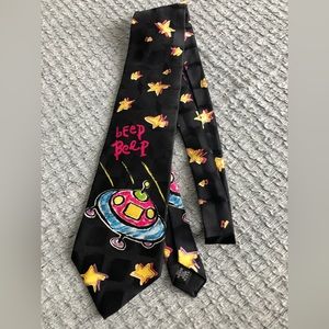 Vintage Tamagotchi Tie UFO Beep Beep